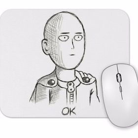 Baskı Dükkanı One Punch Man Ok Mouse Pad