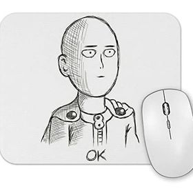 Baskı Dükkanı One Punch Man Ok Mouse Pad