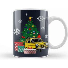 Baskı Dükkanı Only Fools And Horses Car Around The Christmas Tree Kupa