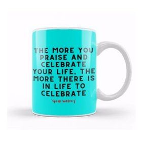 Baskı Dükkanı Oprah Winfrey Quotes Entrepreneurs Motivation Inspiration Success Work Gifts Kupa