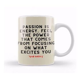 Baskı Dükkanı Oprah Winfrey Quotes Entrepreneurs Motivation Inspiration Success Work Gifts Kupa