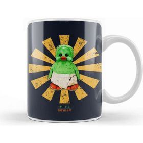 Baskı Dükkanı Orville The Duck Retro Japanese Kupa