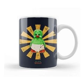 Baskı Dükkanı Orville The Duck Retro Japanese Kupa