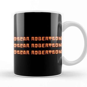 Baskı Dükkanı Oscar Robertson Basketball Gifts Vintage Retro Rainbow Quotes Ffor Boys And Dad Kupa