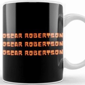 Baskı Dükkanı Oscar Robertson Basketball Gifts Vintage Retro Rainbow Quotes Ffor Boys And Dad Kupa