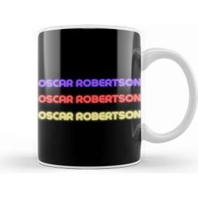 Baskı Dükkanı Oscar Robertson Basketball Gifts Vintage Retro Rainbow Quotes For Boys And Dad Kupa