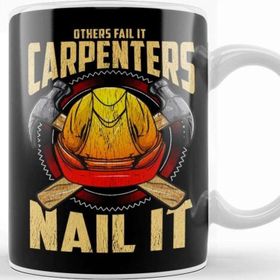 Baskı Dükkanı Others Fail It Carpenters Nail It Carpentering Pun Kupa