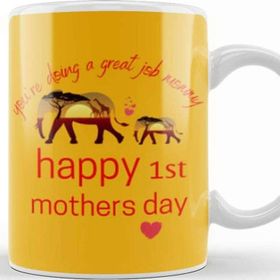 Baskı Dükkanı Our First Mothers Day 1st 2021 Kupa