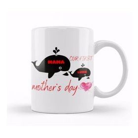 Baskı Dükkanı Our First Mothers Day Mama Luke 2021 Kupa