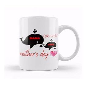Baskı Dükkanı Our First Mothers Day Mama Luke 2021 Kupa