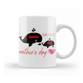 Baskı Dükkanı Our First Mothers Day Mama Luke 2021 Kupa