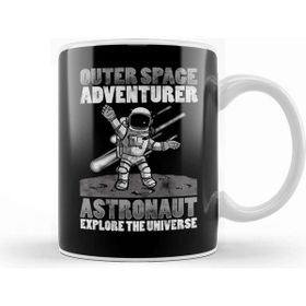 Baskı Dükkanı Outer Space Adventurer Astronaut Explore Universe Kupa