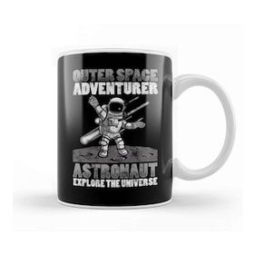 Baskı Dükkanı Outer Space Adventurer Astronaut Explore Universe Kupa