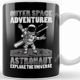 Baskı Dükkanı Outer Space Adventurer Astronaut Explore Universe Kupa