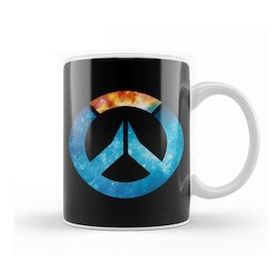 Baskı Dükkanı Overwatch Galaxy Silhouette Kupa