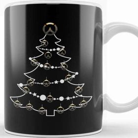 Baskı Dükkanı Overwatch Logo Christmas Tree Baubles Kupa