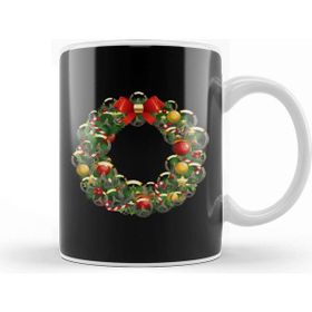 Baskı Dükkanı Overwatch Logo Multiface Christmas Wreath Kupa