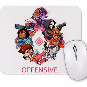Baskı Dükkanı Overwatch One Fanart D Va Mouse Pad