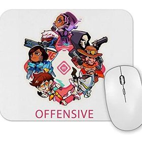 Baskı Dükkanı Overwatch One Fanart D Va Mouse Pad
