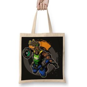 Baskı Dükkanı Overwatch One Fanart Lucio Bez Kadın Günlük Çanta