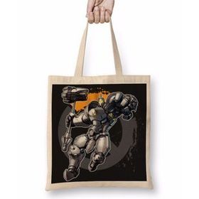 Baskı Dükkanı Overwatch One Fanart Reinhardt Bez Kadın Günlük Çanta