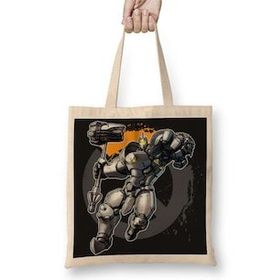 Baskı Dükkanı Overwatch One Fanart Reinhardt Bez Kadın Günlük Çanta