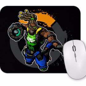 Baskı Dükkanı Overwatch One Fanart Reinhardt Mouse Pad