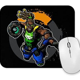 Baskı Dükkanı Overwatch One Fanart Reinhardt Mouse Pad
