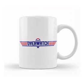 Baskı Dükkanı Overwatch Top Gun Logo Kupa