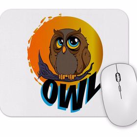 Baskı Dükkanı Owl Baykuş Mouse Pad