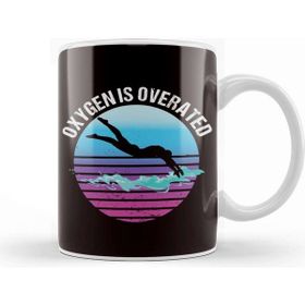 Baskı Dükkanı Oxygen is Overrated Swimming Pool Swimmer Swim Instructor Kupa