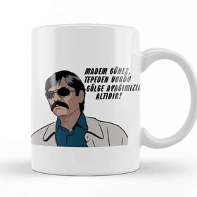 Baskı Dükkanı Pala Madem Güneş Tepeden Vurdu Gölge Ayağımızın Altıdır Kupa