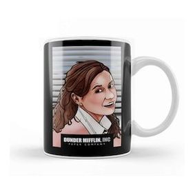 Baskı Dükkanı Pam Beesly Dunder Mifflin Kupa