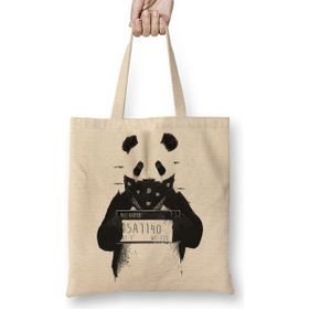 Baskı Dükkanı Panda Bez Kadın Günlük Çanta