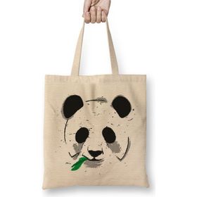 Baskı Dükkanı Panda Bez Kadın Günlük Çanta