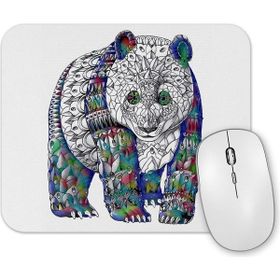 Baskı Dükkanı Panda Color Mouse Pad