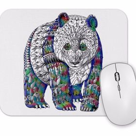 Baskı Dükkanı Panda Color Mouse Pad