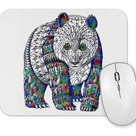 Baskı Dükkanı Panda Color Mouse Pad