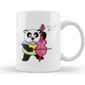 Baskı Dükkanı Panda Loves Music Music Is Life Kupa