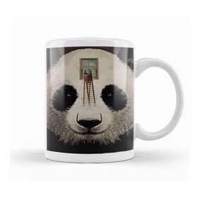 Baskı Dükkanı Panda Window Cleaner Kupa