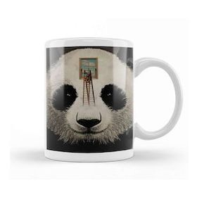 Baskı Dükkanı Panda Window Cleaner Kupa