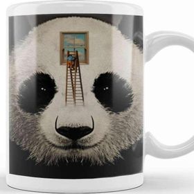 Baskı Dükkanı Panda Window Cleaner Kupa