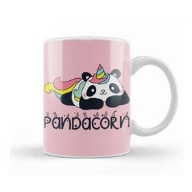 Baskı Dükkanı Pandacorn Panda Unicorn Rainbow Unicorn Kupa