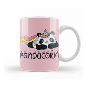 Baskı Dükkanı Pandacorn Panda Unicorn Rainbow Unicorn Kupa