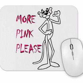Baskı Dükkanı Pantera Cor De Rosa Pembe Panter Mouse Pad