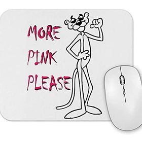 Baskı Dükkanı Pantera Cor De Rosa Pembe Panter Mouse Pad