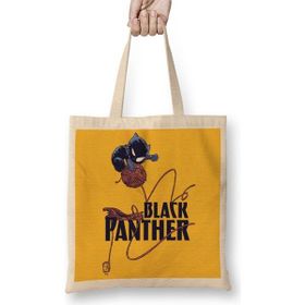 Baskı Dükkanı Pantera Negra 05 Bez Kadın Günlük Çanta
