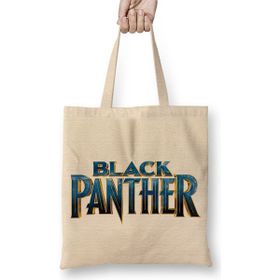 Baskı Dükkanı Pantera Negra Bez Kadın Günlük Çanta