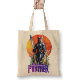 Baskı Dükkanı Pantera Negra Rei De Wakanda Bez Kadın Günlük Çanta