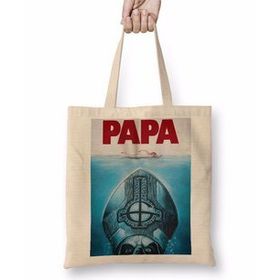 Baskı Dükkanı Papa Ghost Bc Bez Kadın Günlük Çanta